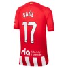 Maglia ufficiale Atlético Madrid Saul 17 Casa 2023-24 per Bambino